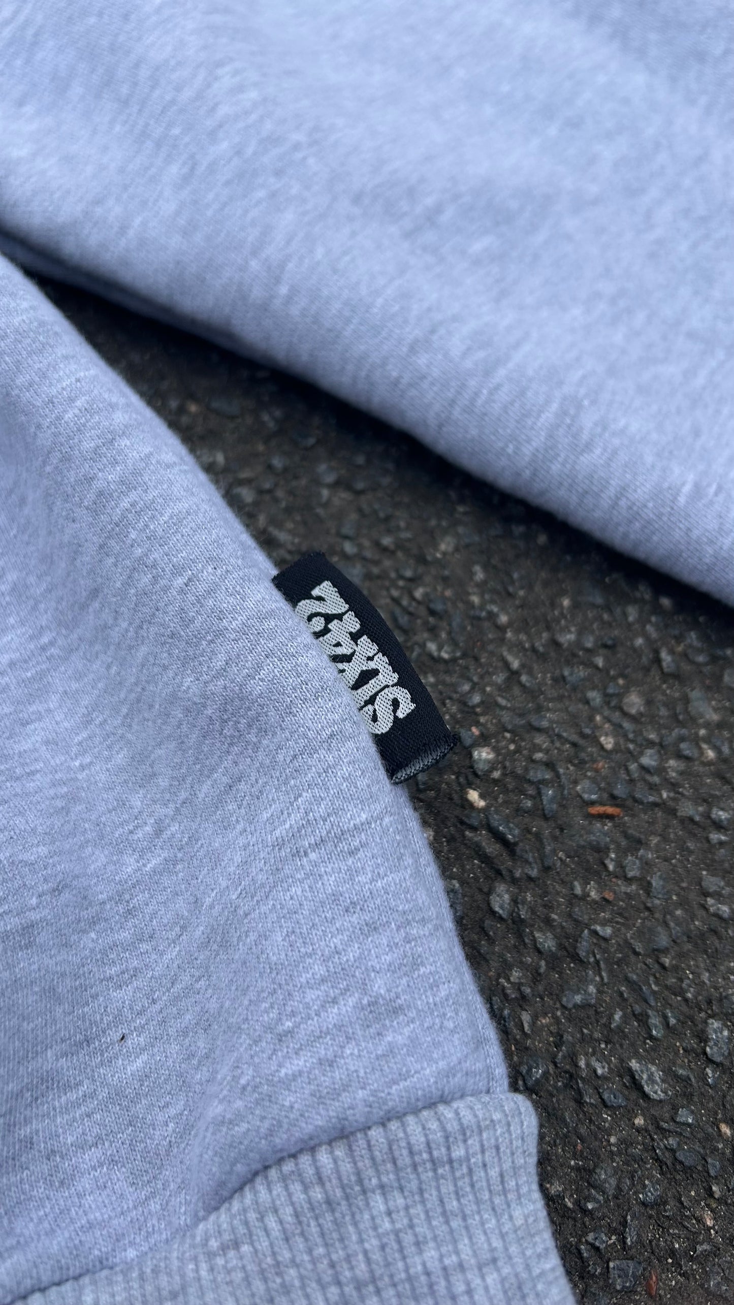HOODIE GREY ON GREY